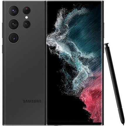 Фото товара Samsung Galaxy S23 Ultra (12/256Gb, Черный фантом, RU)