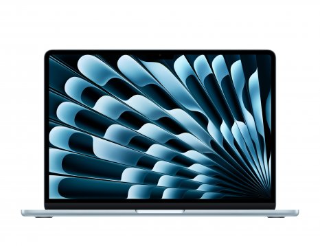 Фото товара Apple MacBook Air 13 2025 M4 (10-core CPU, 8-core GPU) / RAM 16GB / SSD 256GB Sky Blue (Небесно-голубой)