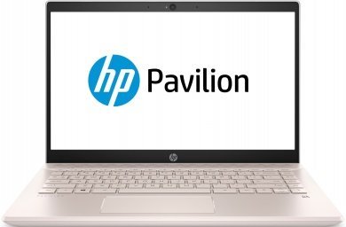 Фото товара HP Pavilion 14 i3-8130U 4Gb SSD 256Gb Intel UHD Graphics 620 14 FHD IPS BT Cam 3630мАч Win10 Белый/Бледно-розовый 14-ce0037ur 4MG25EA