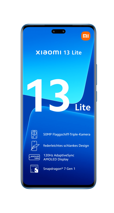 Фото товара Xiaomi 13 Lite  (8/256GB Global,Blue)