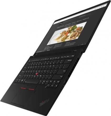 Фото товара Lenovo ThinkPad X1 Carbon 7  i5-8265U 8Gb SSD 256Gb Intel UHD Graphics 620 14 FHD IPS BT Cam LTE 3321мАч Win10Pro Черный 20QD003HRT
