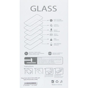 Фото товара 3D Glass для Apple iPhone 6/6S (white)