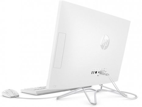 Фото товара AIO HP 24  i5-9400T 4Gb 1Tb + SSD 16Gb nV MX110 2Gb 23,8 FHD IPS BT Cam Win10 Белый 24-f0164ur 8TY26EA