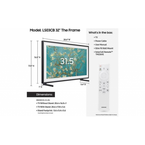 Фото товара QLED Samsung 32LS03C