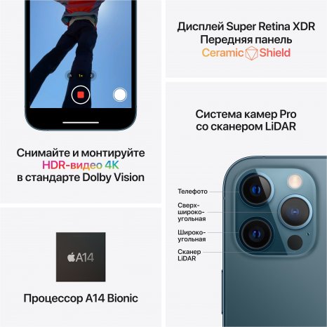 Фото товара Apple iPhone 12 Pro Max (256Gb, gold) RFB
