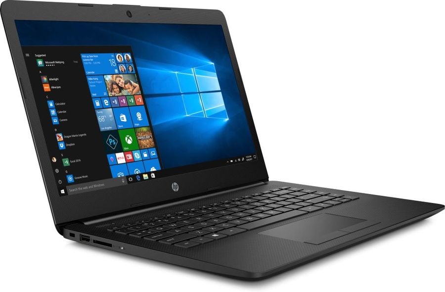Фото товара HP 14 A9-9425 4Gb SSD 128Gb AMD Radeon R5 series 14 HD SVA BT Cam 2670мАч Win10 Черный 14-cm0503ur 7GN50EA