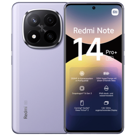 Фото товара Xiaomi Redmi Note 14 Pro+ 5G 12/256 Gb , Lavender Purple
