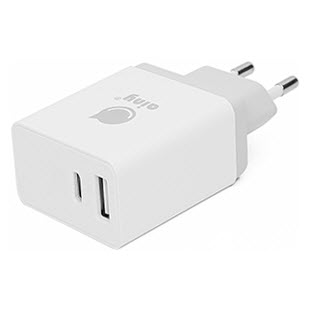 Фото товара Ainy сетевое USB + Type-C (3.4А, EA-042B, белое)