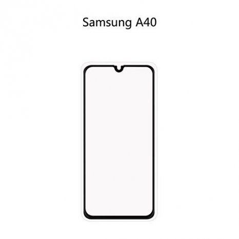 Фото товара Ainy Full Screen Cover с полноклеевой поверхностью для Samsung Galaxy A40 (0.25mm, черное)