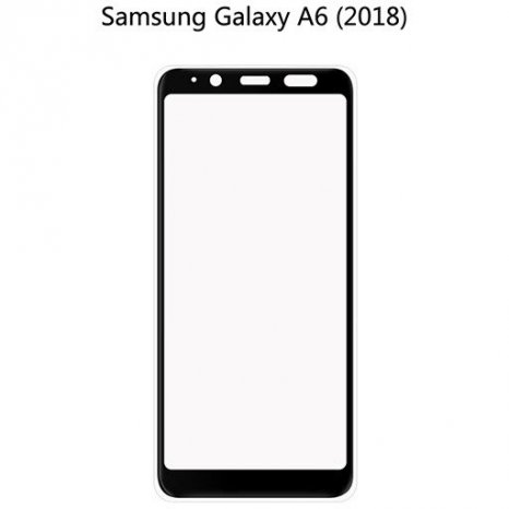 Фото товара Ainy Full Screen Cover с полноклеевой поверхностью для Samsung Galaxy A6 2018 (0.25mm, черное)