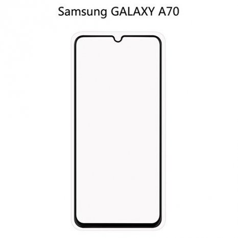 Фото товара Ainy Full Screen Cover с полноклеевой поверхностью для Samsung Galaxy A70 (0.25mm, черное)