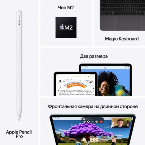 Фото товара Apple iPad Air 13 (2024) 128Gb Wi-Fi + Cellular, Space Gray