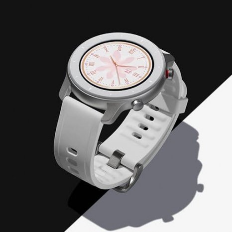 Фото товара Amazfit GTR 42mm (aluminium case, silicone strap moonlight white, Global Version)