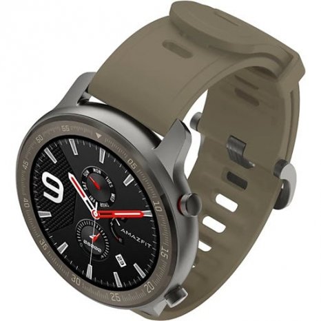 Amazfit GTR 47mm titanium case fluororubber strap