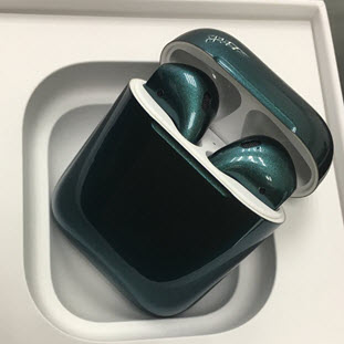 Фото товара Apple airPods Custom Colors (gloss emerald)