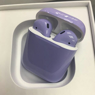 Фото товара Apple airPods Custom Colors (gloss light violet)