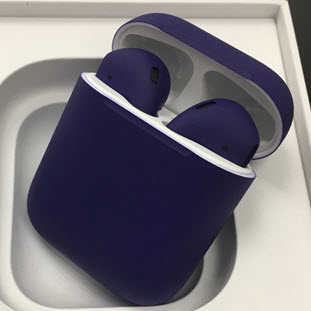 Фото товара Apple airPods Custom Colors (matt dark violet)