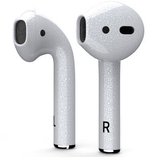 Фото товара Apple airPods Custom Colors (gloss silver)