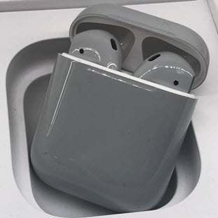 Фото товара Apple airPods Custom Colors (gloss grey)