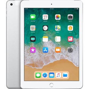 Фото товара Apple iPad 2018 (128Gb, Wi-Fi + Cellular, silver, MR732RU/A)