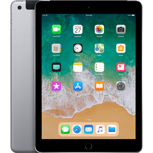 Фото товара Apple iPad 2018 (128Gb, Wi-Fi + Cellular, space gray, MR722RU/A)