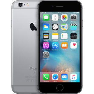 Фото товара Apple iPhone 6S (128Gb, восстановленный, space gray, FKQT2RU/A)