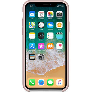 Фото товара Apple Silicone Case для iPhone X (pink sand, MQT62ZM/A)