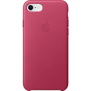 Фото товара Apple Leather Case для iPhone 8/7 (pink fuchsia, MQHG2ZM/A)