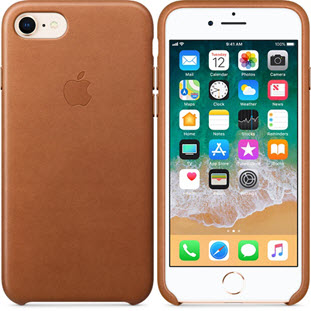 Фото товара Apple Leather Case для iPhone 8/7 (saddle brown, MQH72ZM/A)