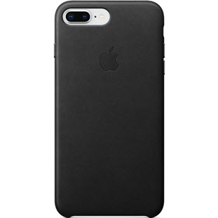 Фото товара Apple Leather Case для iPhone 8 Plus/7 Plus (black, MQHM2ZM/A)