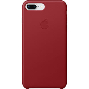 Фото товара Apple Leather Case для iPhone 8 Plus/7 Plus (Product Red, MQHN2ZM/A)