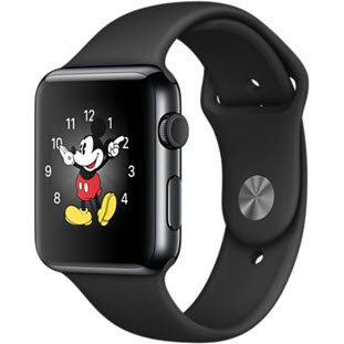 Фото товара Apple Watch 42mm (Space Black Stainless Steel Case with Black Sport Band)