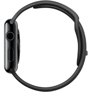 Фото товара Apple Watch 42mm (Space Black Stainless Steel Case with Black Sport Band)