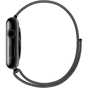 Фото товара Apple Watch 42mm (Space Black Stainless Steel Case with Space Black Milanese Loop)