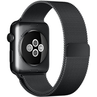 Фото товара Apple Watch 42mm (Space Black Stainless Steel Case with Space Black Milanese Loop)