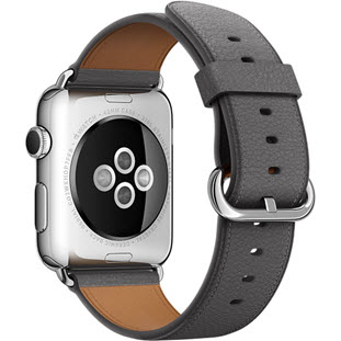 Фото товара Apple Watch 42mm (Stainless Steel Case with Storm Gray Classic Buckle)