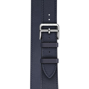 Фото товара Apple Watch Hermes Series 3 38mm (Stainless Steel Case with Indigo Swift Leather Double Tour)