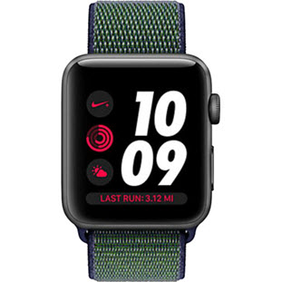 Фото товара Apple Watch Nike+ Series 3 Cellular 42mm (Space Gray Aluminum Case with Midnight Fog Nike Sport Loop)