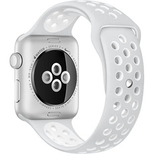 Фото товара Apple Watch Nike+ Series 2 38mm (Silver Aluminum Case with Pure Platinum/White Nike Sport Band)