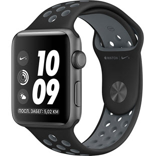 Фото товара Apple Watch Nike+ Series 2 42mm (Space Gray Aluminum Case with Black/Cool Gray Nike Sport)