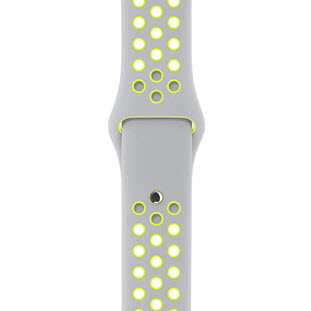 Фото товара Apple Watch Nike+ Series 2 42mm (Silver Aluminum Case with Flat Silver/Volt Nike Sport Band)