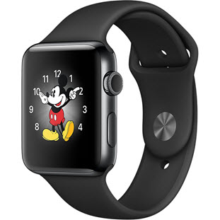 Фото товара Apple Watch Series 2 38mm (Space Black Stainless Steel Case with Black Sport Band, MP492RU/A)