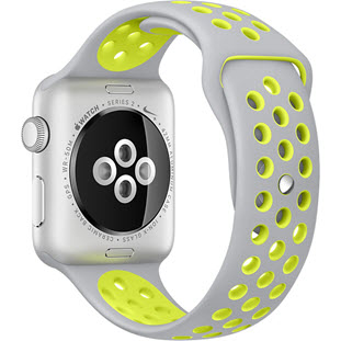 Фото товара Apple Watch Nike+ Series 2 38mm (Silver Aluminum Case with Flat Silver/Volt Nike Sport Band)