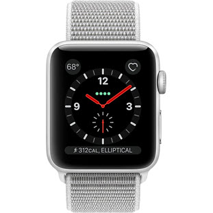 Фото товара Apple Watch Series 3 Cellular 38mm (Silver Aluminum Case with Seashell Sport Loop)