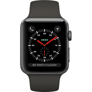 Фото товара Apple Watch Series 3 Cellular 42mm (Space Gray Aluminum Case with Gray Sport Band)