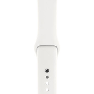 Фото товара Apple Watch Series 3 Cellular 42mm (Stainless Steel Case with Soft White Sport Band)