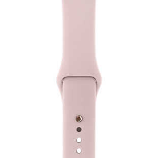 Фото товара Apple Watch Series 3 38mm (Gold Aluminum Case with Pink Sand Sport Band, MQKW2RU/A)