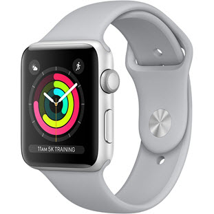 Фото товара Apple Watch Series 3 38mm (Silver Aluminum Case with Fog Sport Band)