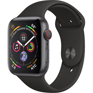 Фото товара Apple Watch Series 4 GPS + Cellular 44mm (Space Gray Aluminum Case with Black Sport Band)