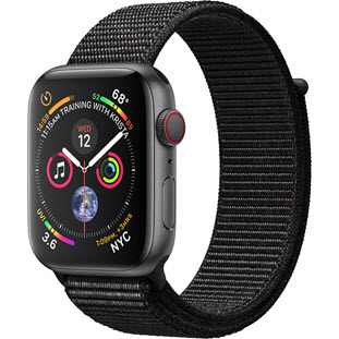 Фото товара Apple Watch Series 4 GPS + Cellular 44mm (Space Gray Aluminum Case with Black Sport Loop)